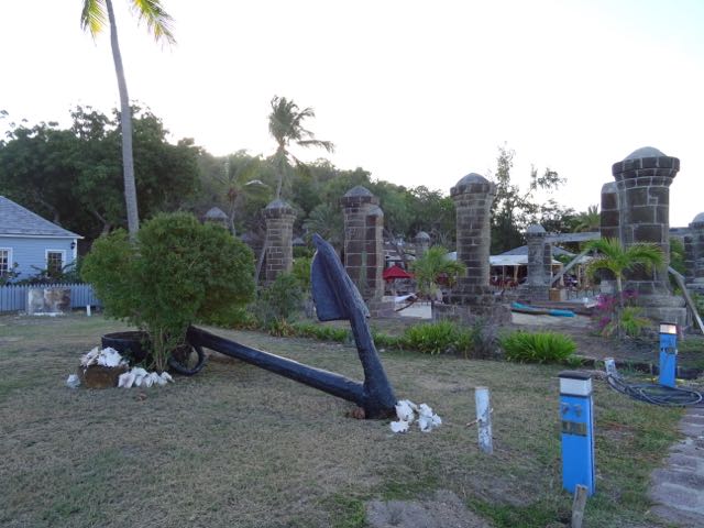 Actual Anchor in Nelsons Dockyard