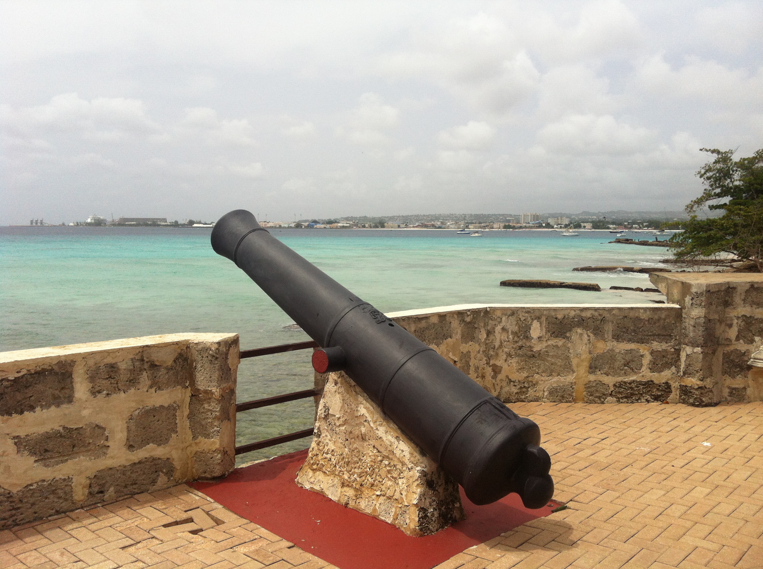 barbados coastal cannon