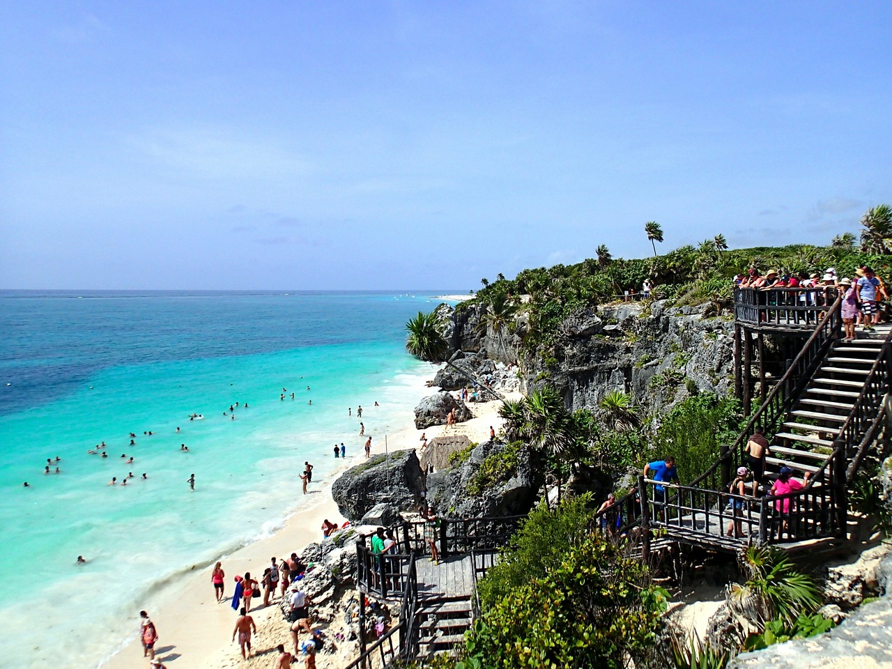 Tulum Beach Scene